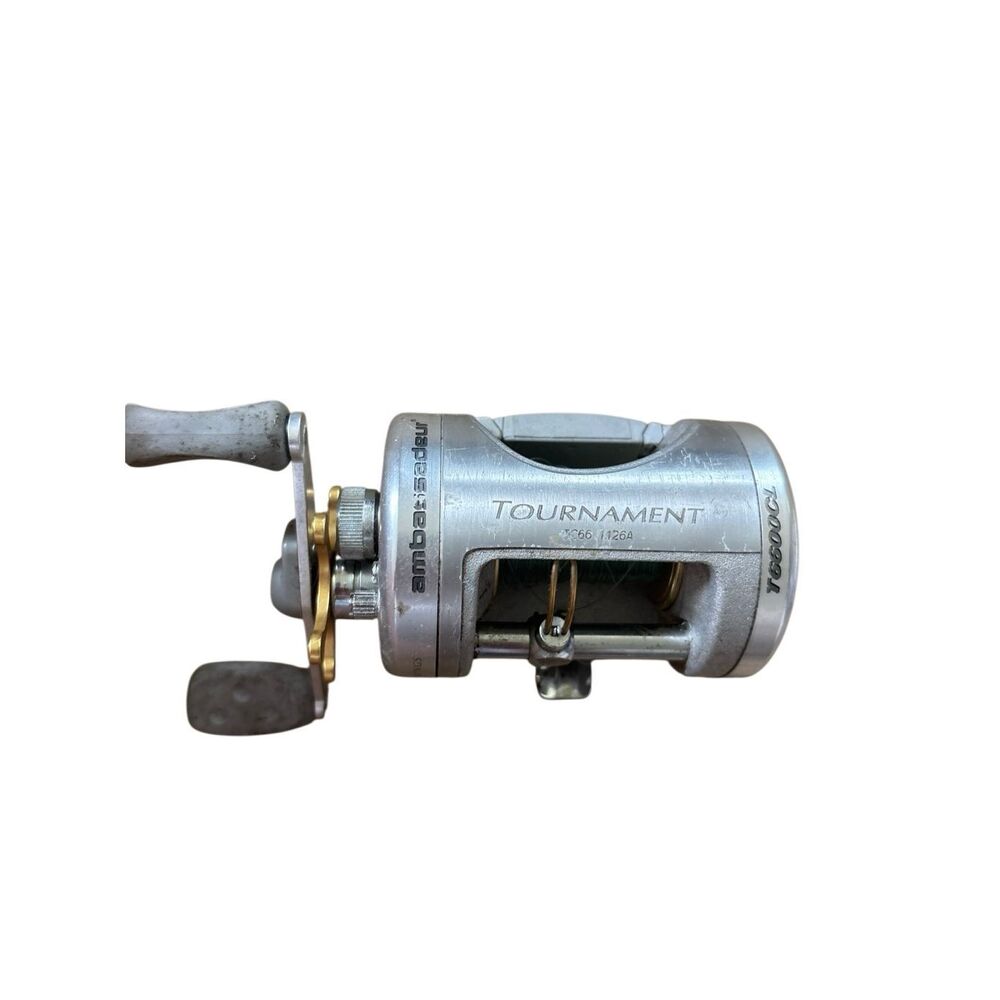 Vintage Abu Garcia Ambassadeur Tournament T6600CL Round Baitcasting Reel Sweden